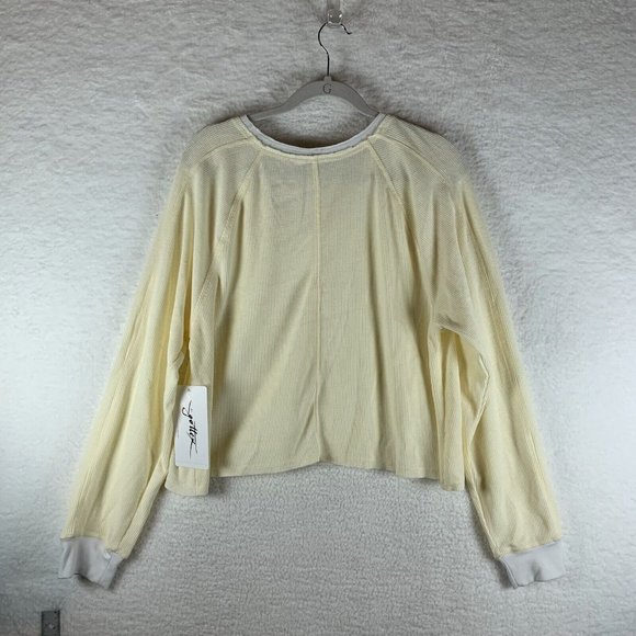X GOTTEX Thermal Shirt Women's Medium Sand Polyester Stretch Long Sleeve 6775 - Picture 6 of 7